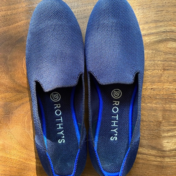 Size 9 Rothy’s Navy Loafers - Picture 2 of 5